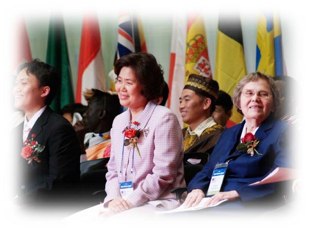 Grace Lee on Stage during 50th anniversary