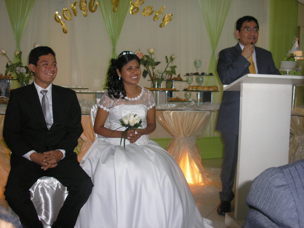 Wedding between Jorge and Cathy